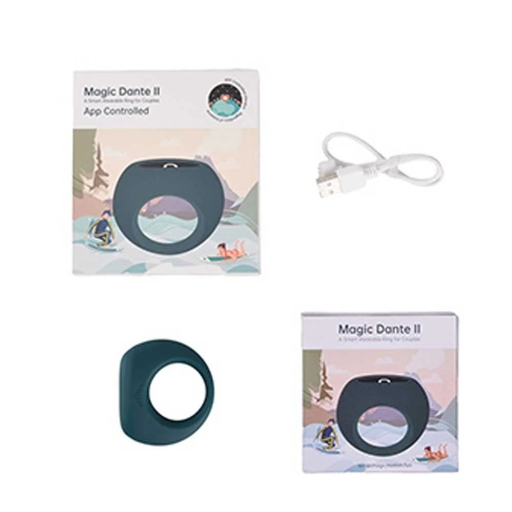 Magic Motion Dante II Smart Wearable Ring Telefon Kontrol Penis Halkası