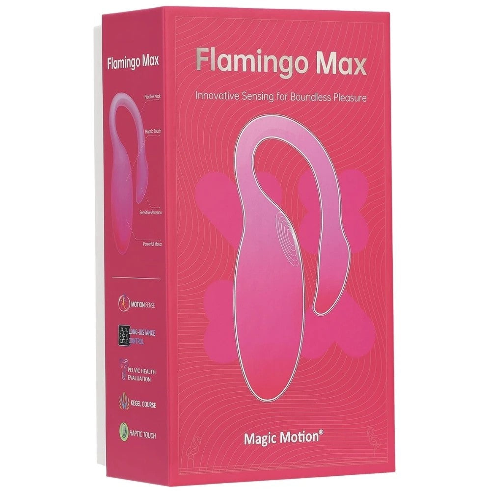 Magic Motion Flamingo Max Vibrating Egg Giyilebilir Telefon Kontrollü Vibratör Pink