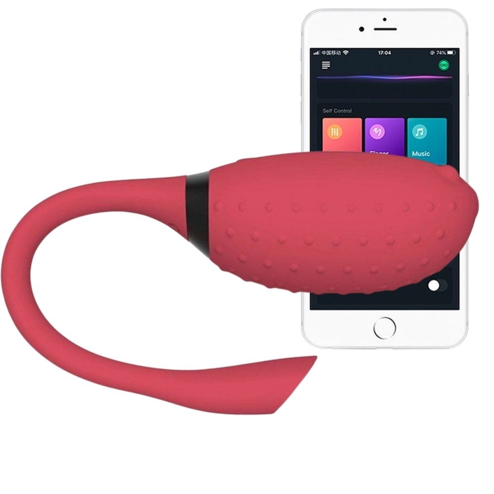 Magic Motion Fugu Red Giyilebilir Telefon Kontrollü Vibratör