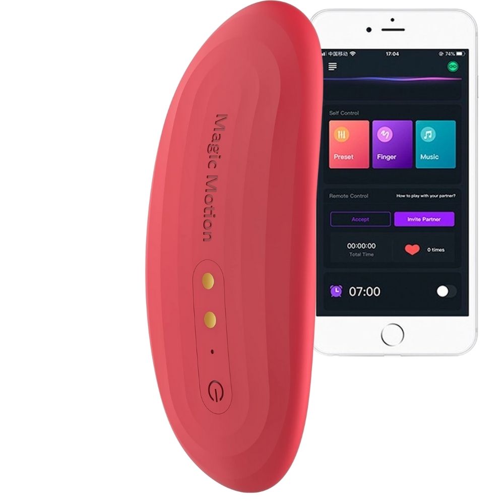 Magic Motion Nyx Akıllı Telefon Kontrollü Giyilebilir Külot Vibratör Red