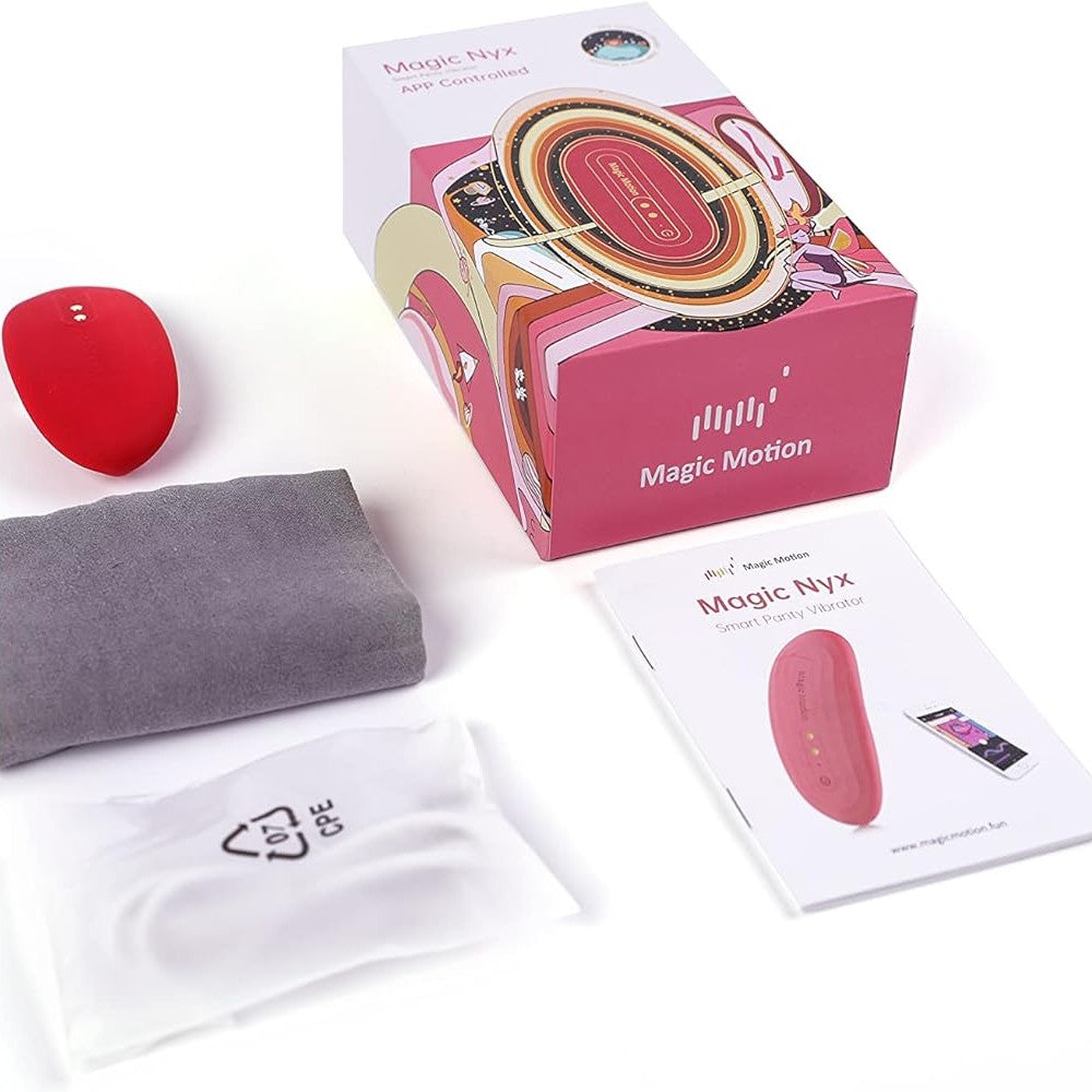 Magic Motion Nyx Akıllı Telefon Kontrollü Giyilebilir Külot Vibratör Red