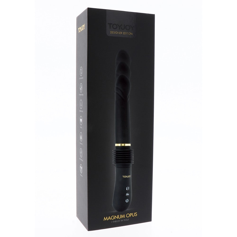 ToyJoy Designer Edition Magnum Opus Thrusting Vibe İleri Geri Hareketli Vibrator