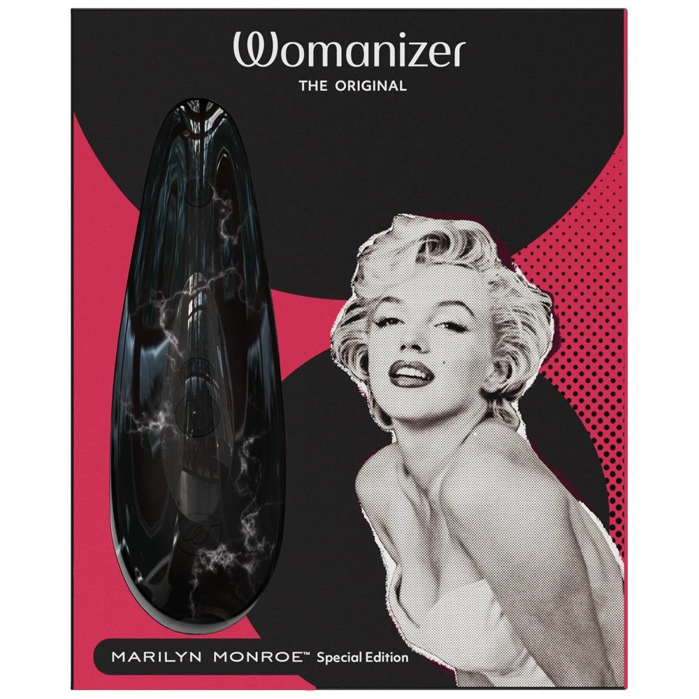 Womanizer Marilyn Monroe Special Edition Blanc Marble Emiş Güçlü Vibratör Black