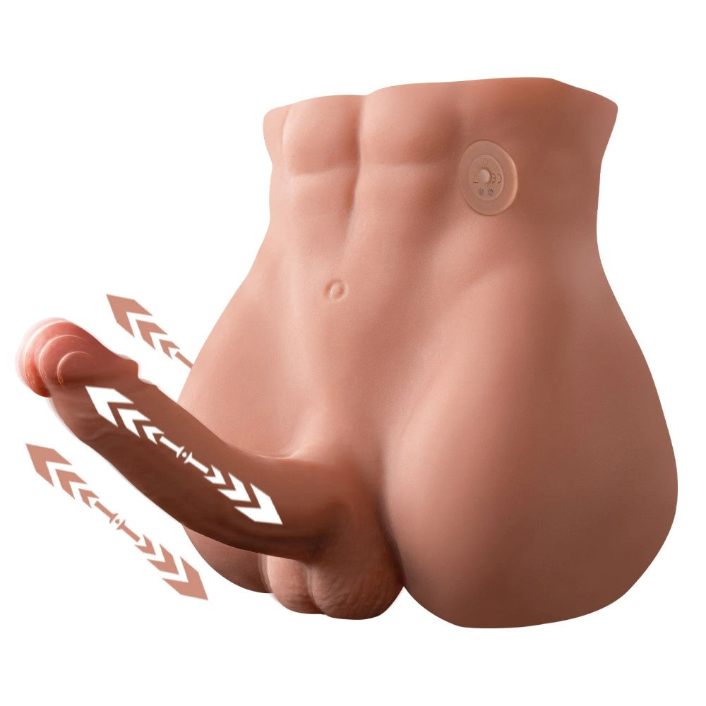 Shequ Bartlett Ass Hareketli Realistik Erkek Yarım Vücut Masturbator SQ-MAR30019V