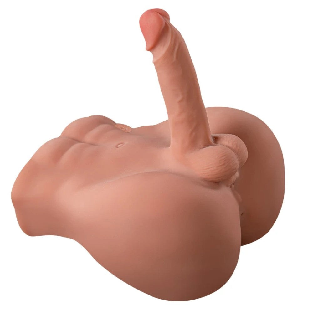 Shequ Bartlett Ass Hareketli Realistik Erkek Yarım Vücut Masturbator SQ-MAR30019V