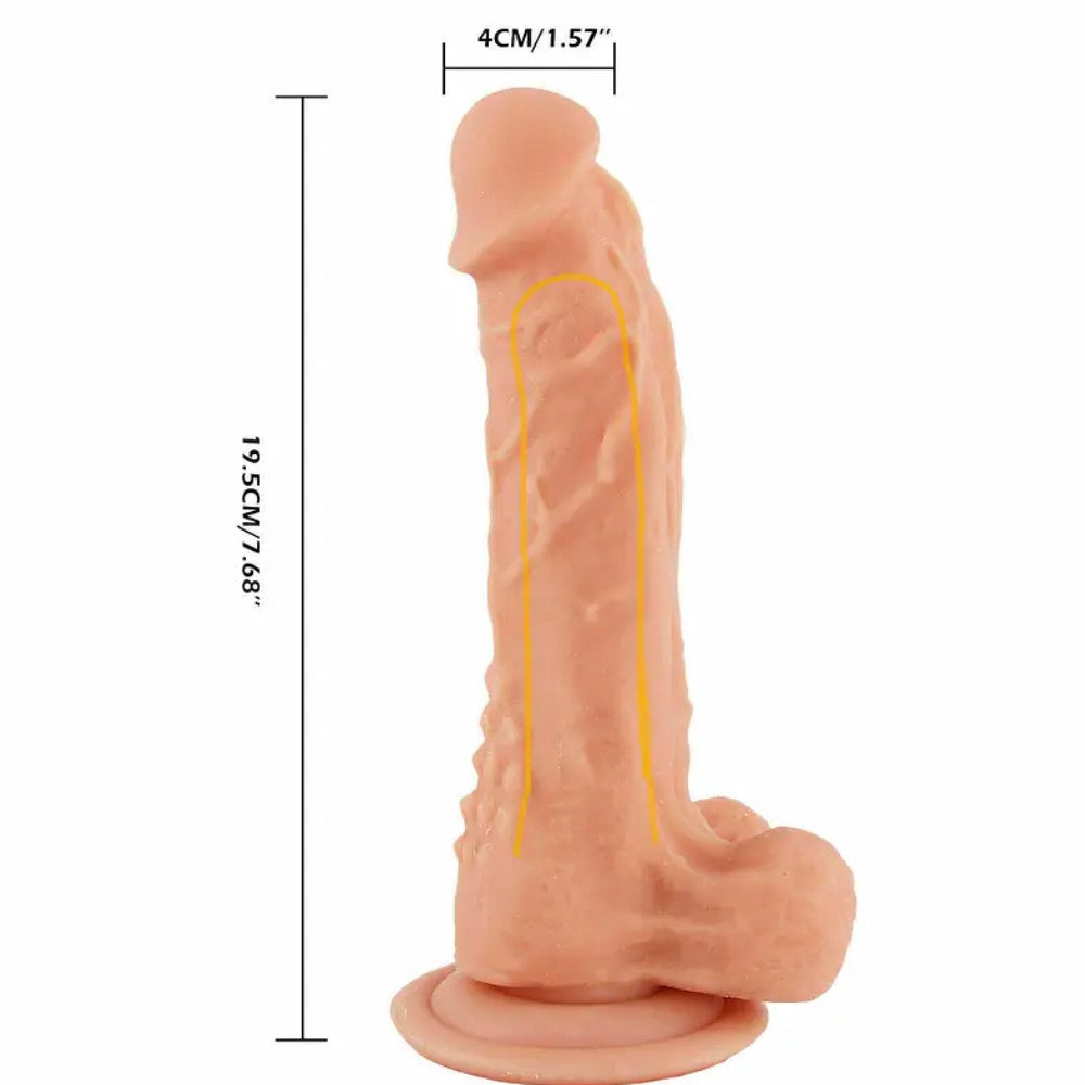 Mars Dildo 19.5 cm İçi Boş Belden Bağlamalı Realistik Penis