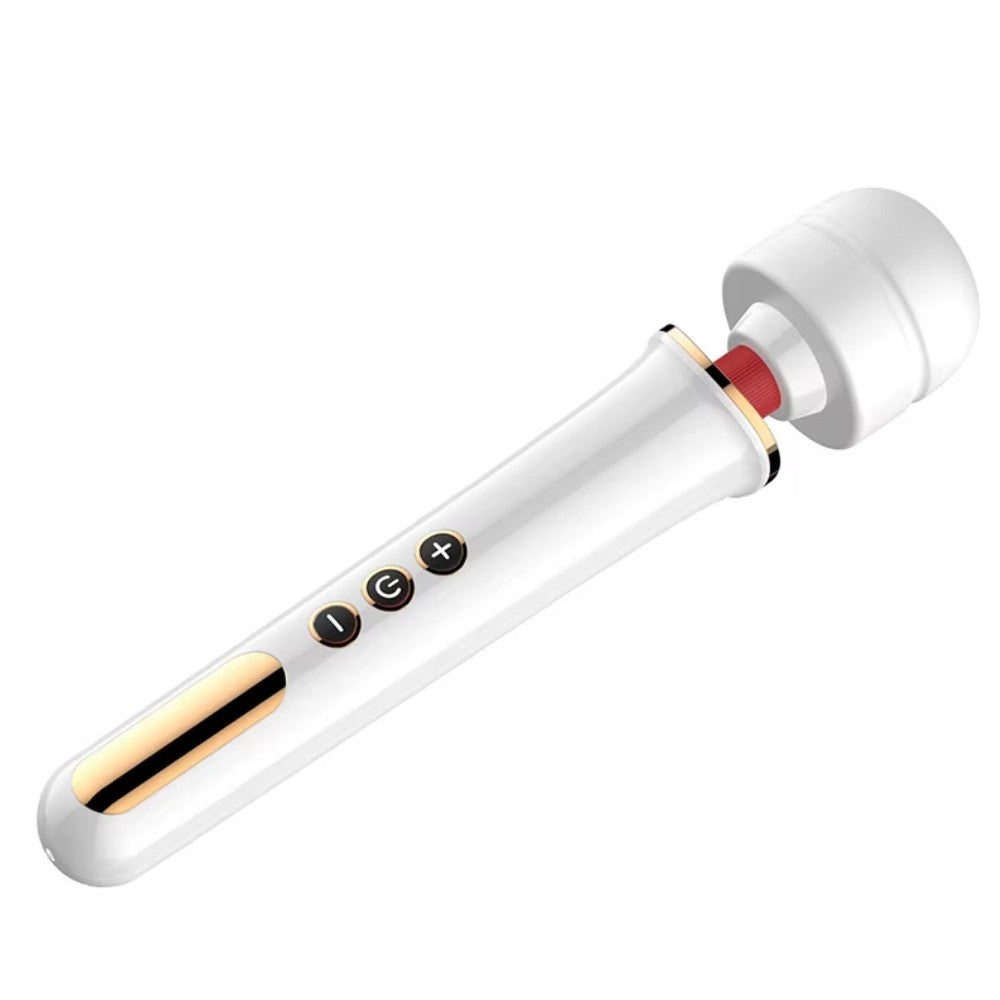 Powerful Vibrating Clitoris Female AV Magic Massage Wand Vibrator White