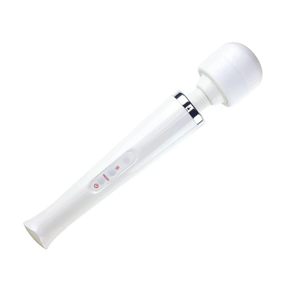 Powerful Magic Massager 10 Modlu Şarjlı Magic Wand Vibrator White