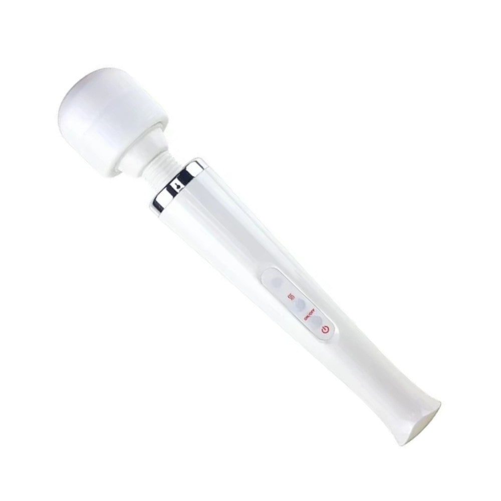 Powerful Magic Massager 10 Modlu Şarjlı Magic Wand Vibrator White
