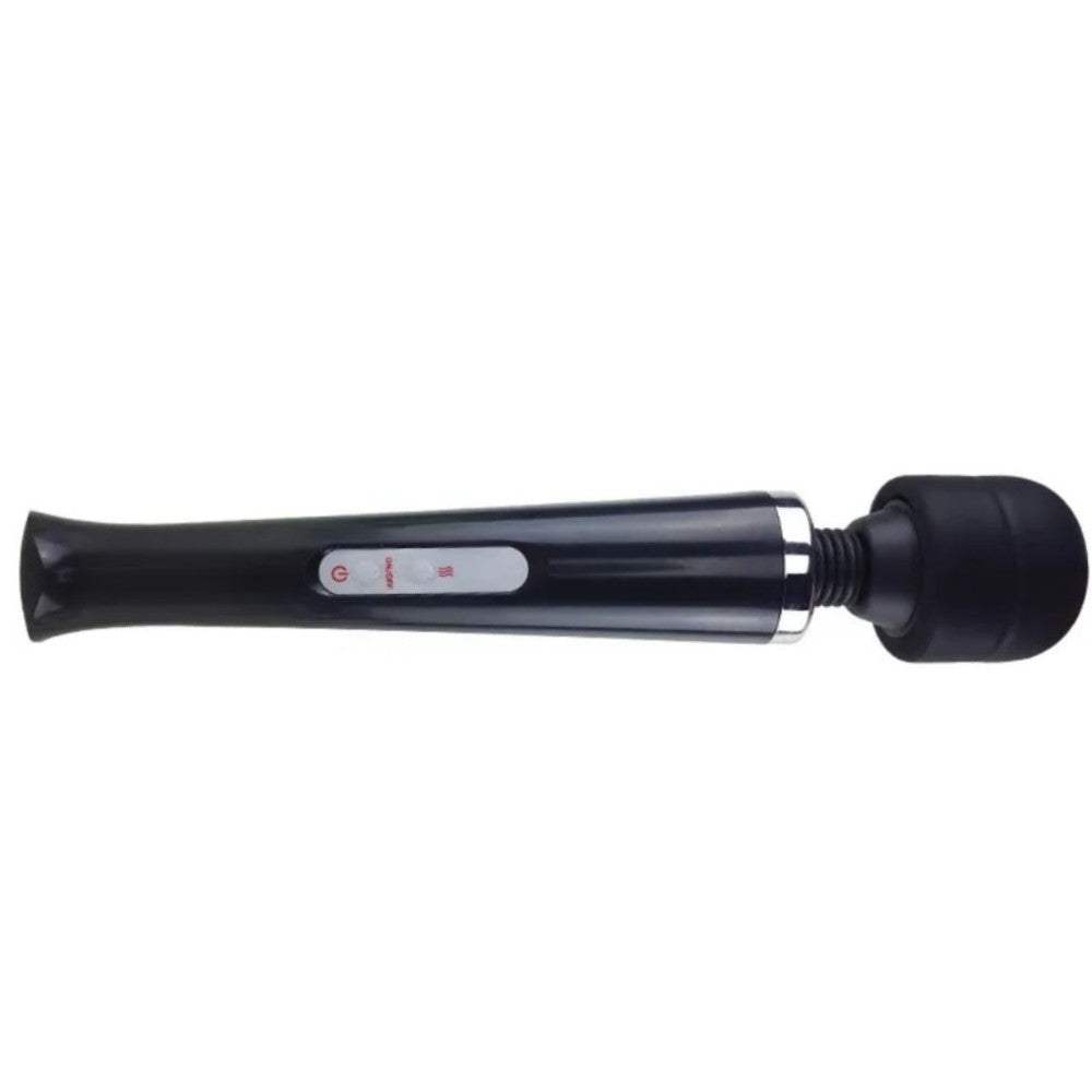 Powerful Magic Massager 10 Modlu Şarjlı Magic Wand Vibrator Black
