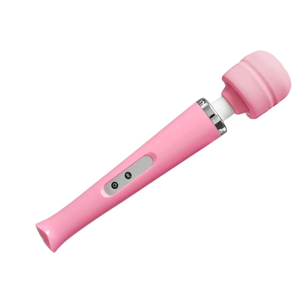 Powerful Magic Massager 10 Modlu Şarjlı Magic Wand Vibrator Pink