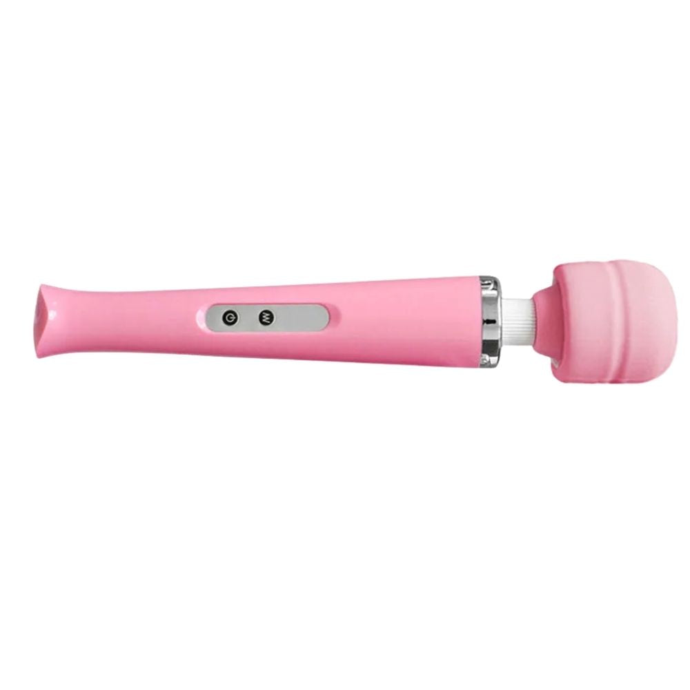 Powerful Magic Massager 10 Modlu Şarjlı Magic Wand Vibrator Pink