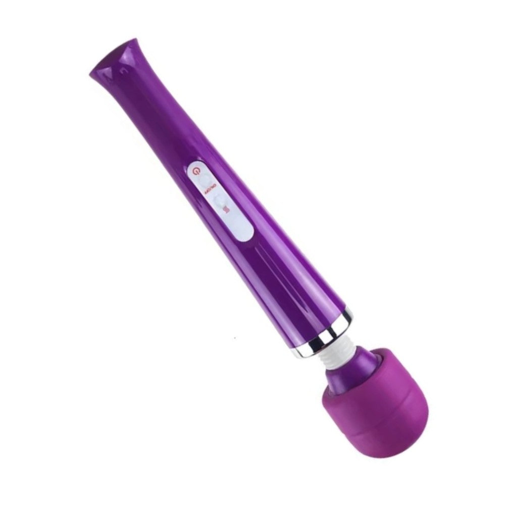 Powerful Magic Massager 10 Modlu Şarjlı Magic Wand Vibrator Purple