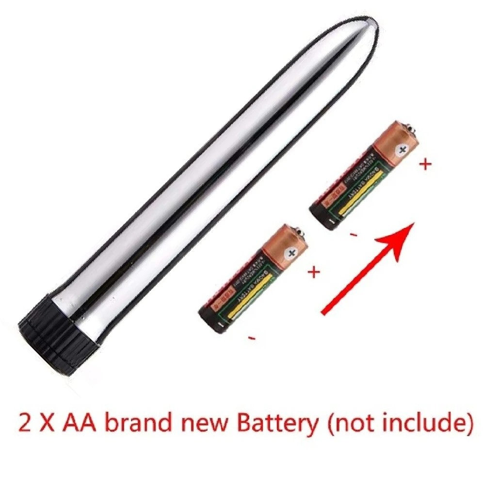 Multi Speed Relaxing Titreşimli Classic Vibrator Silver