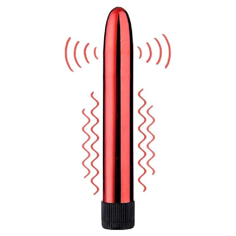 Multi Speed Relaxing Titreşimli Classic Vibrator Red