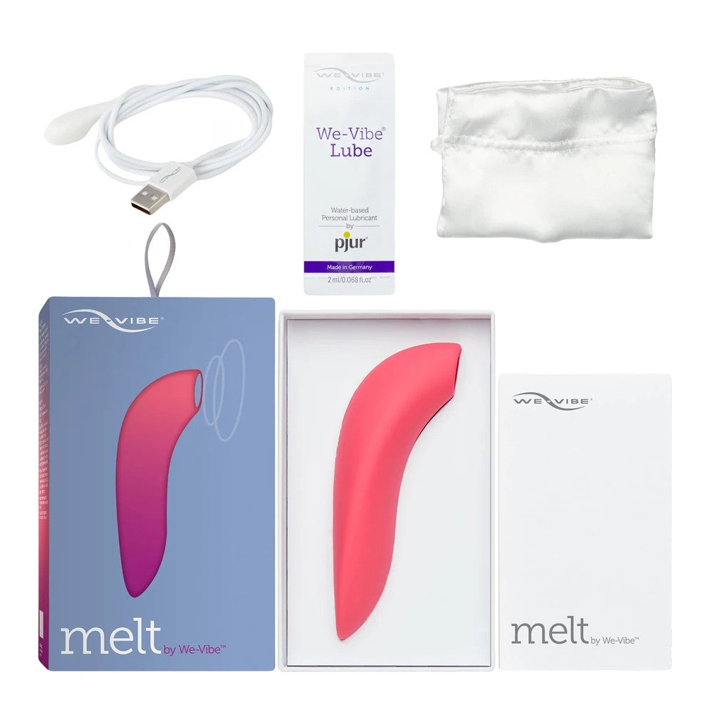 We-Vibe Melt Telefon Kontrollü Emiş Güçlü Vibratör Coral