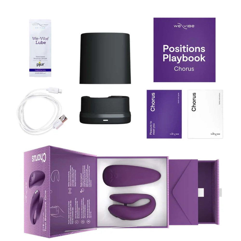 We-Vibe Chorus Remote & App Controlled Couples Vibrator Purple