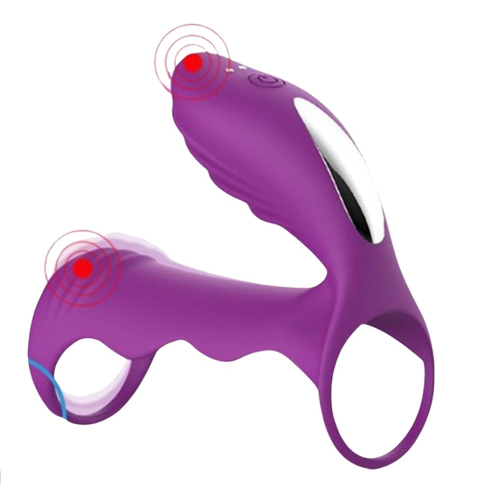 Cockring Clitoral Stimulation Penis Kafesi Mor