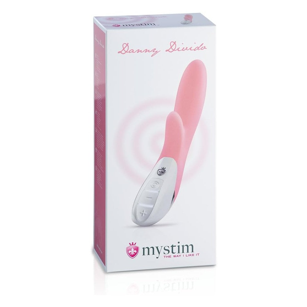 Mystim Danny Divido Silicone Rabbit Vibrator Pink