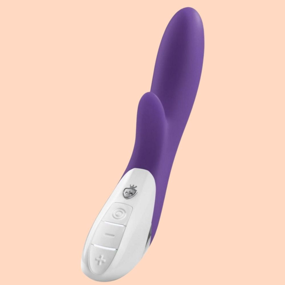 Mystim Danny Divido Silicone Rabbit Vibrator Purple