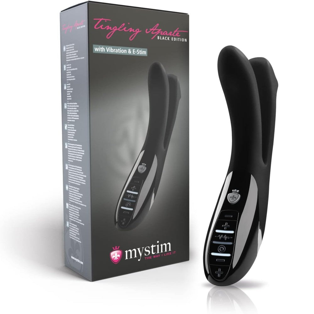 Mystim Tickling Aparte Black Edition Rabbit G-Spot Vibrator