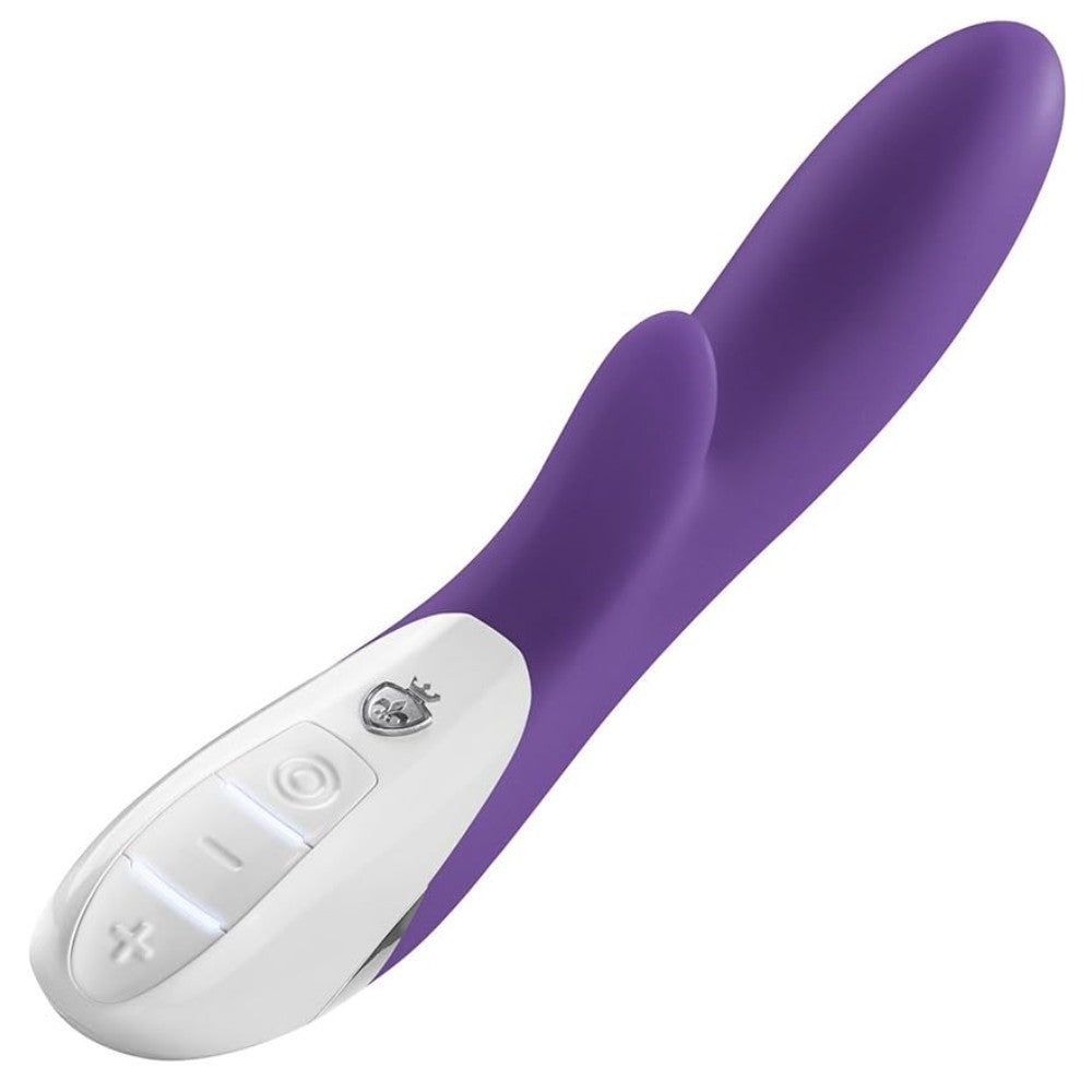 Mystim Danny Divido Silicone Rabbit Vibrator Purple