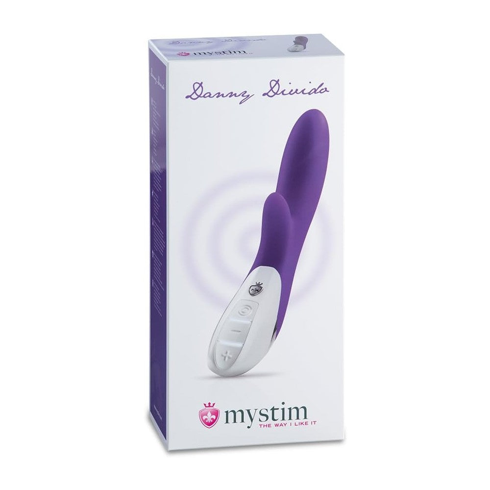Mystim Danny Divido Silicone Rabbit Vibrator Purple