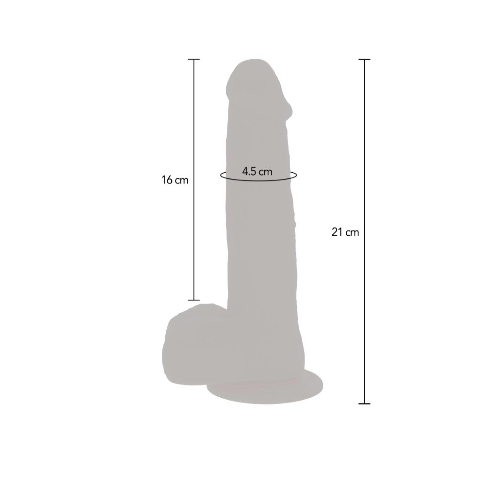 ToyJoy Get Real Naked 21 cm Rotating Beads Vibrating Dildo