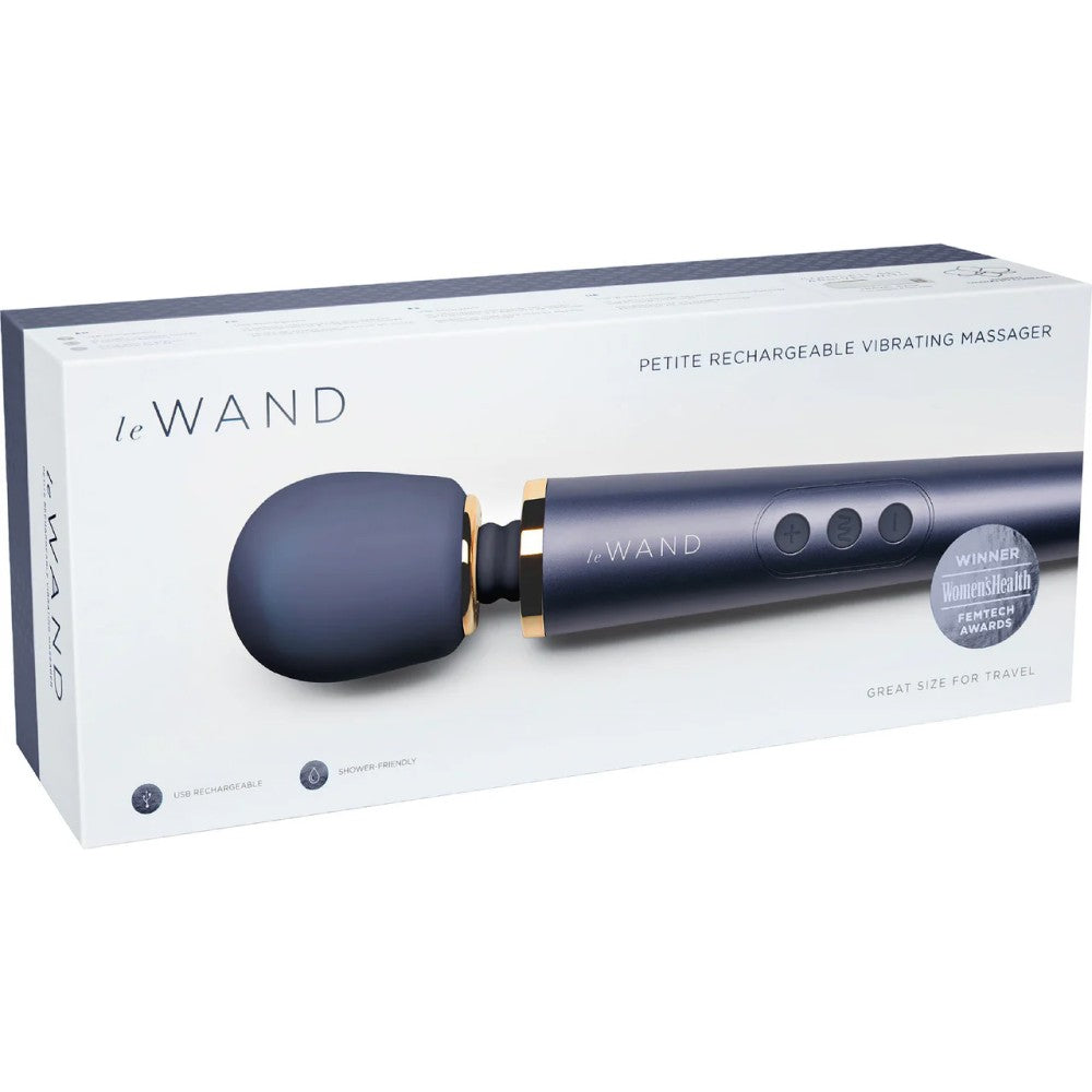 Le Wand Petite Rechargeable Massager Şarjlı Masaj Aleti Vibrator Navy