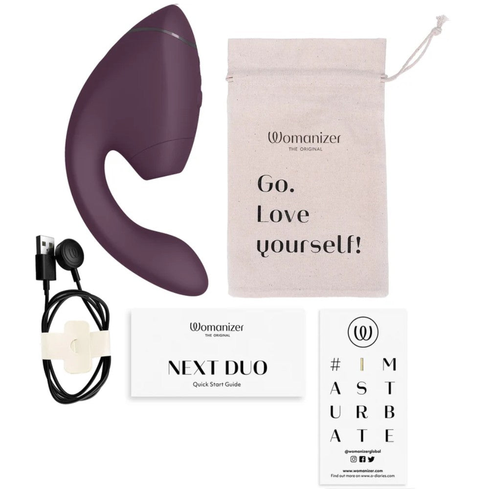 Womanizer Next Duo Emiş Güçlü G-Noktası Vibratör Purple