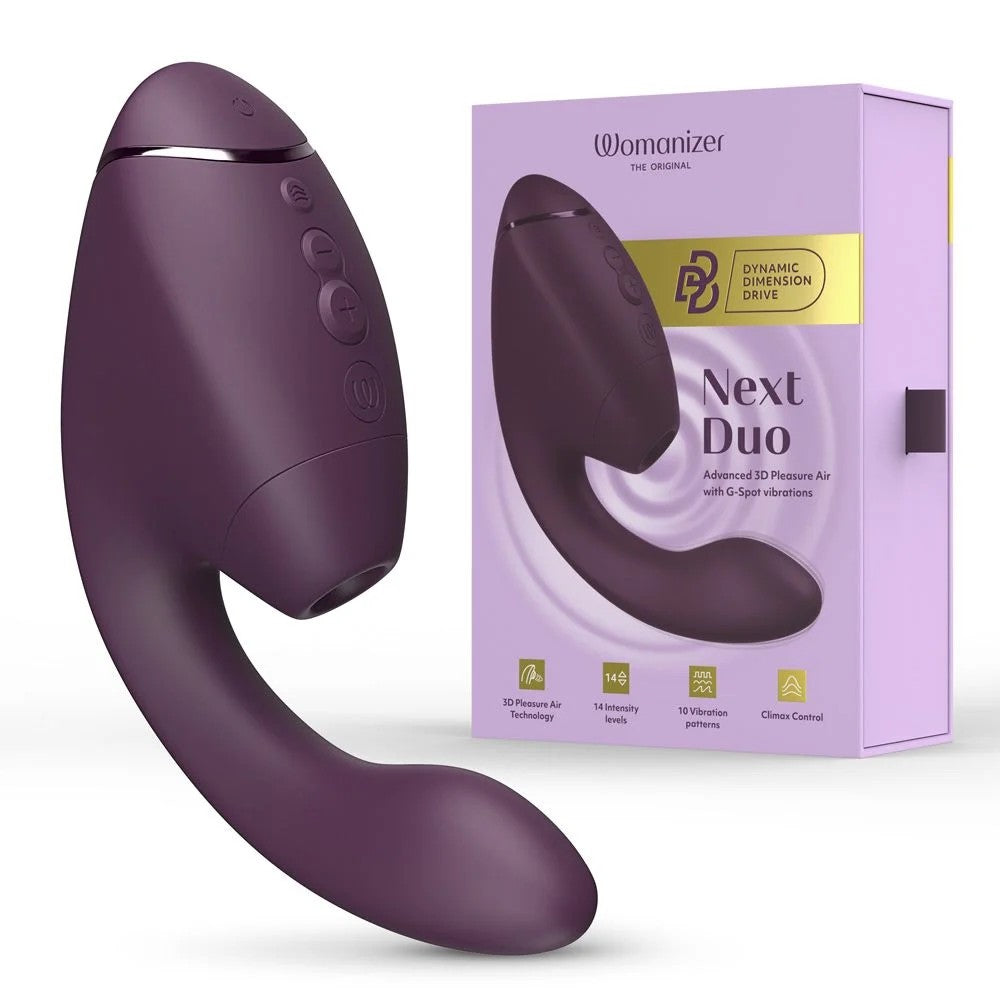 Womanizer Next Duo Emiş Güçlü G-Noktası Vibratör Purple