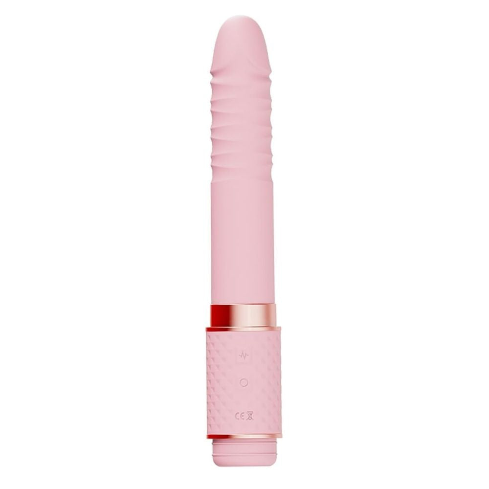 Niminey Sucking And Heating Isıtmalı ve Hareketli Vibratör Pink