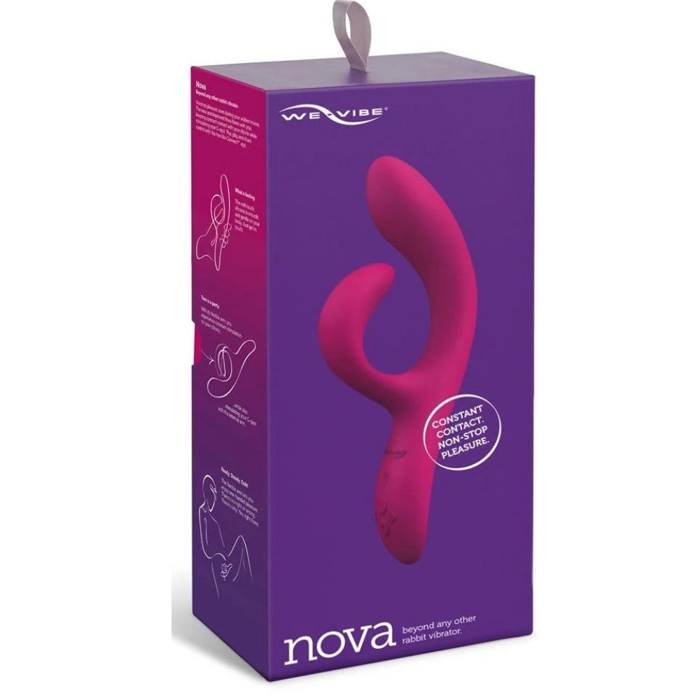 We-Vibe Nova 2 Rechargeable Dual-Stimulation Rabbit Vibrator Pink