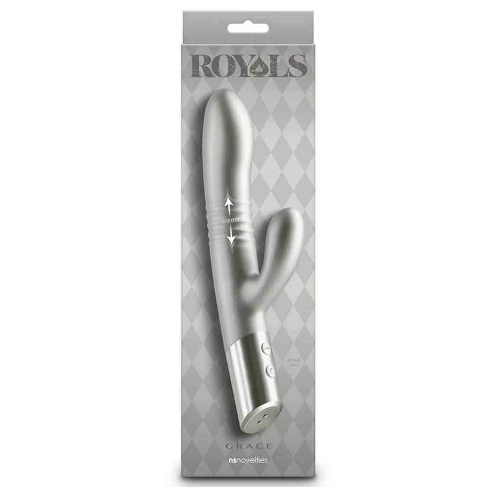 NS Novelties Royals Grace Şarjlı Hareketli Rabbit Vibrator