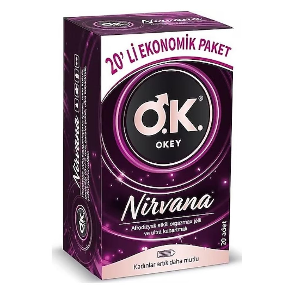 Okey Nirvana 20'li Prezervatif Kondom
