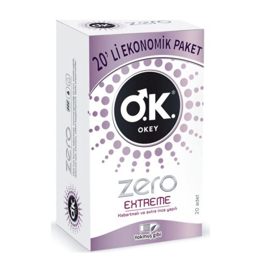 Okey Zero Extreme 20'li Prezervatif