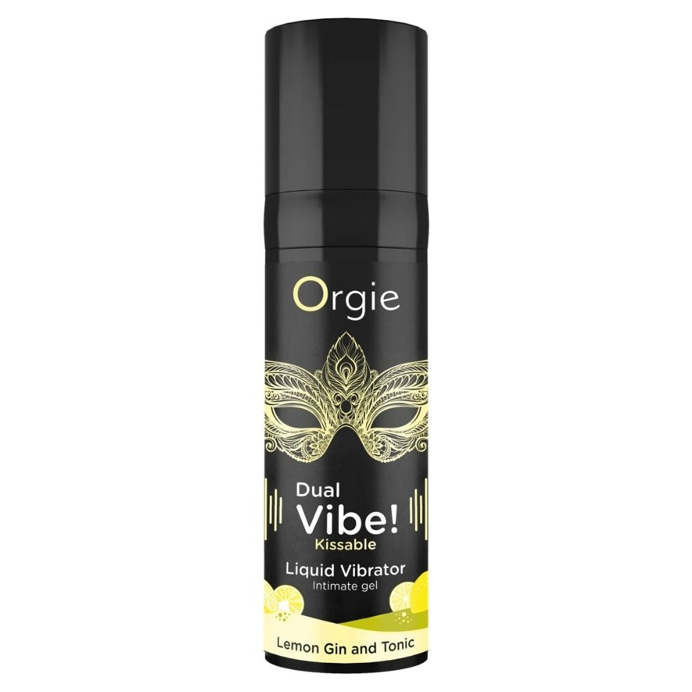 Orgie Dual Vibe Kissable Limon Aromalı Likid Vibratör 15 Ml.