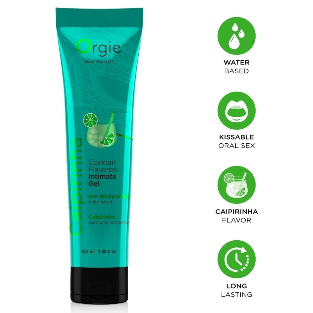 Orgie Lube Tube Kokteyl Caipirinha Aromalı Kayganlaştırıcı Jel 100 Ml.