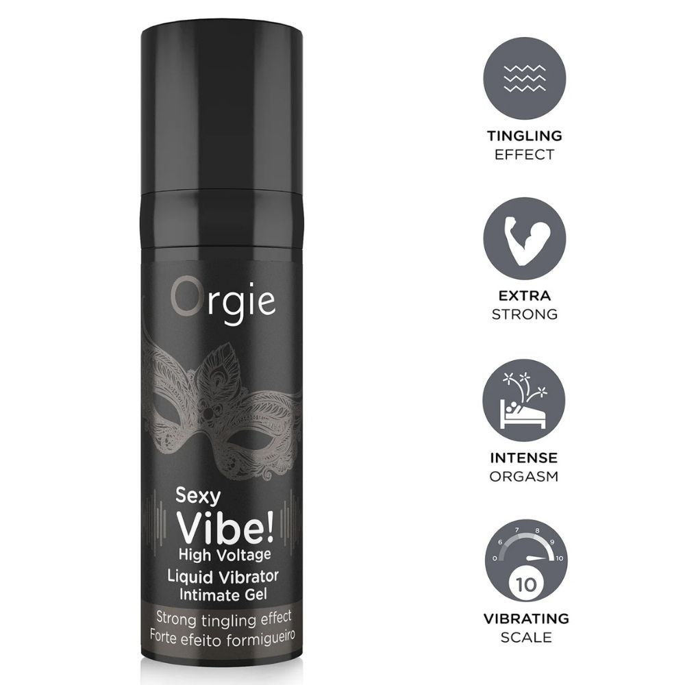 Orgie Sexy Vibe High Voltage Likid Vibratör 15 Ml