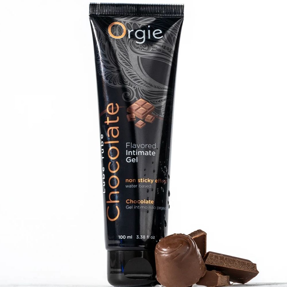 Orgie Lube Tube Chocolate Çikolata Aromalı Kayganlaştırıcı Jel 100 Ml.
