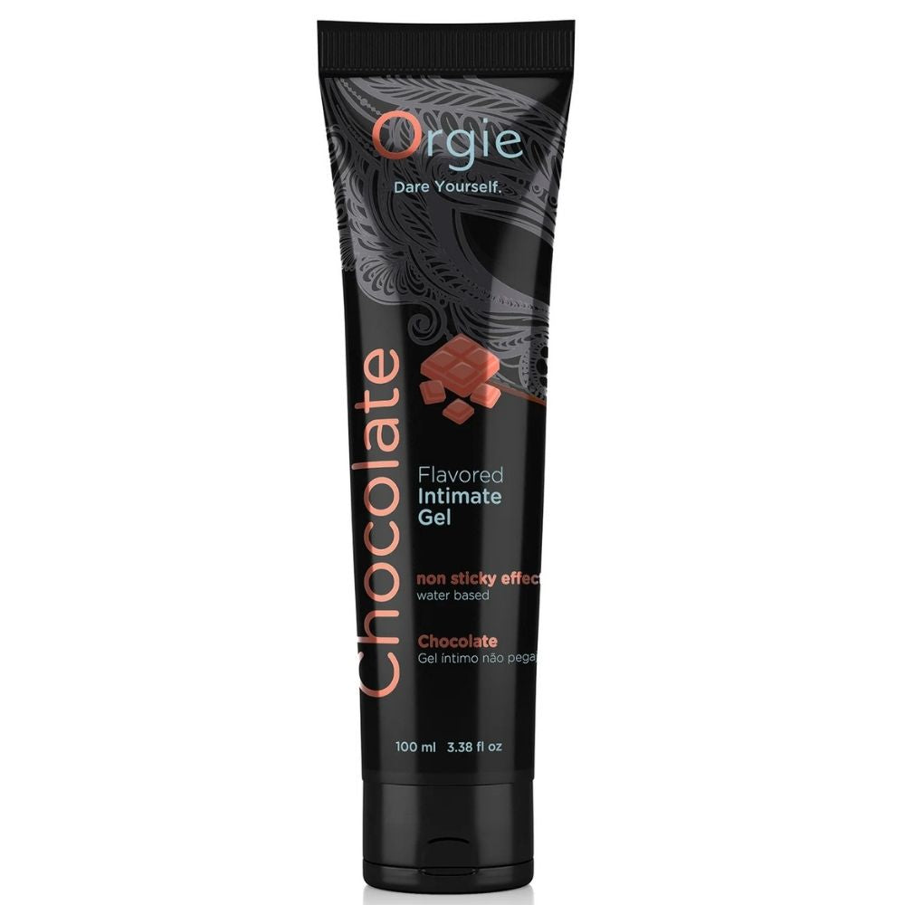 Orgie Lube Tube Chocolate Çikolata Aromalı Kayganlaştırıcı Jel 100 Ml.