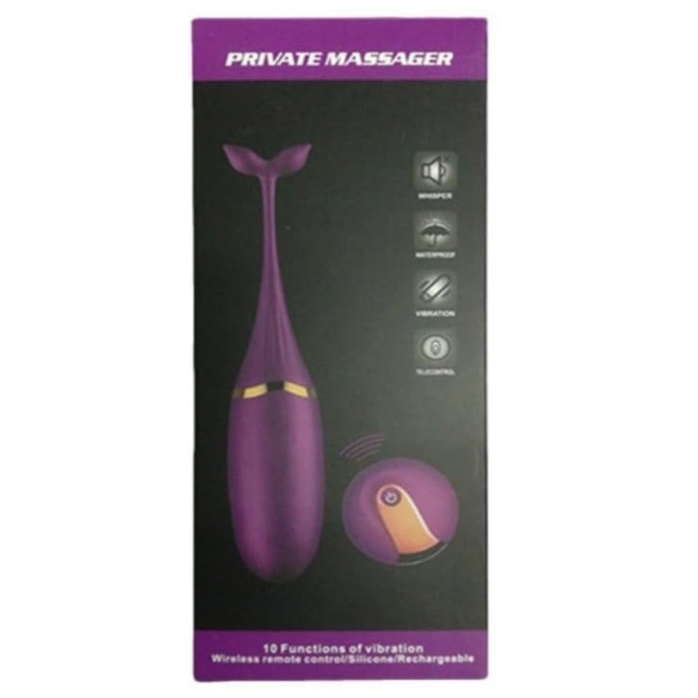 Private De Luxe Uzaktan Kumandalı Kegel Egg Vibrator Purple