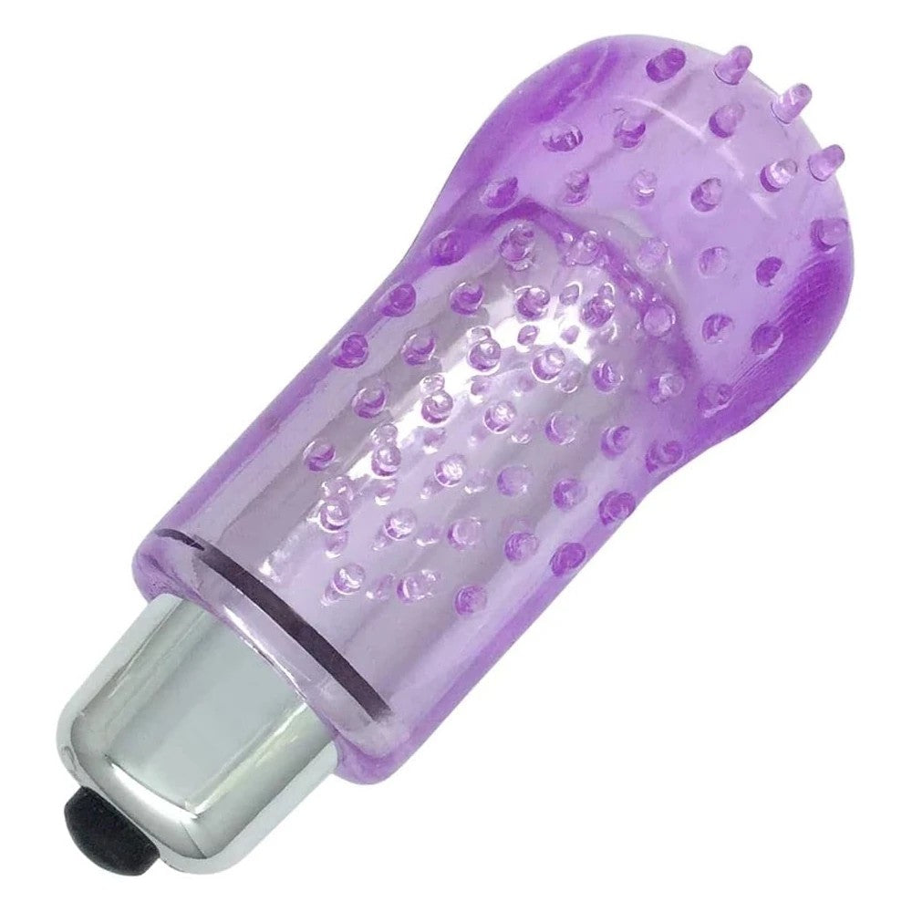 Finger Vibe Silicone Tırtıklı Parmak Vibratör Purple