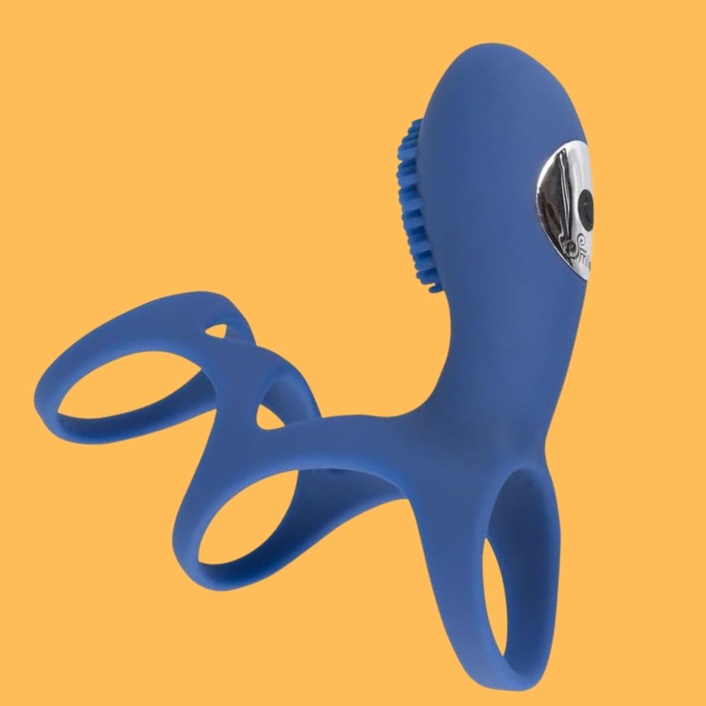 Sweet Smile Rechargeable Couples Sleeve Titreşimli Penis Halkası