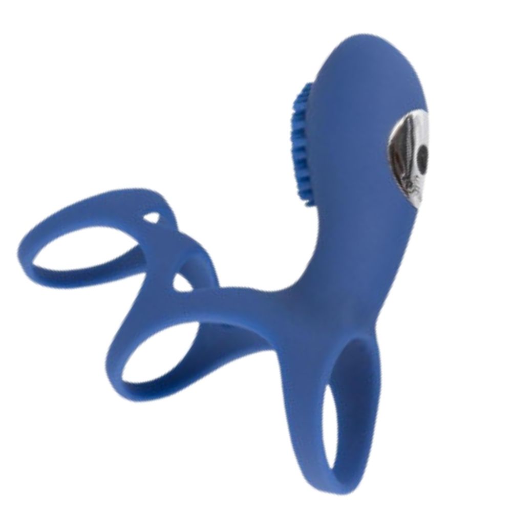 Sweet Smile Rechargeable Couples Sleeve Titreşimli Penis Halkası