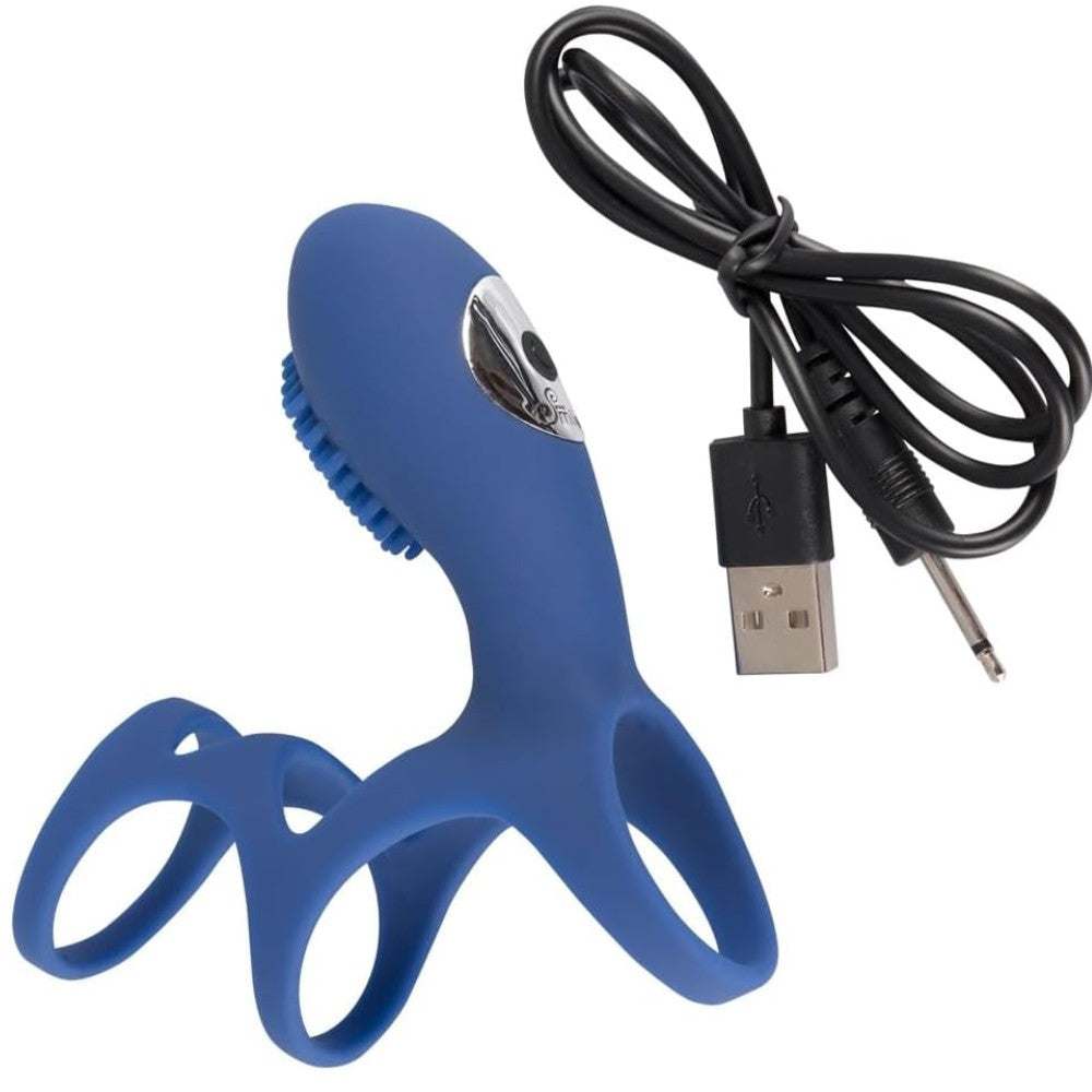 Sweet Smile Rechargeable Couples Sleeve Titreşimli Penis Halkası