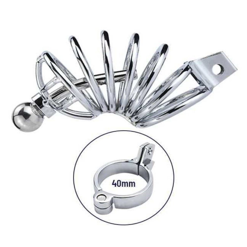 Master Male Chastity Urethral Play Chastity Penis Kafesi 40 mm