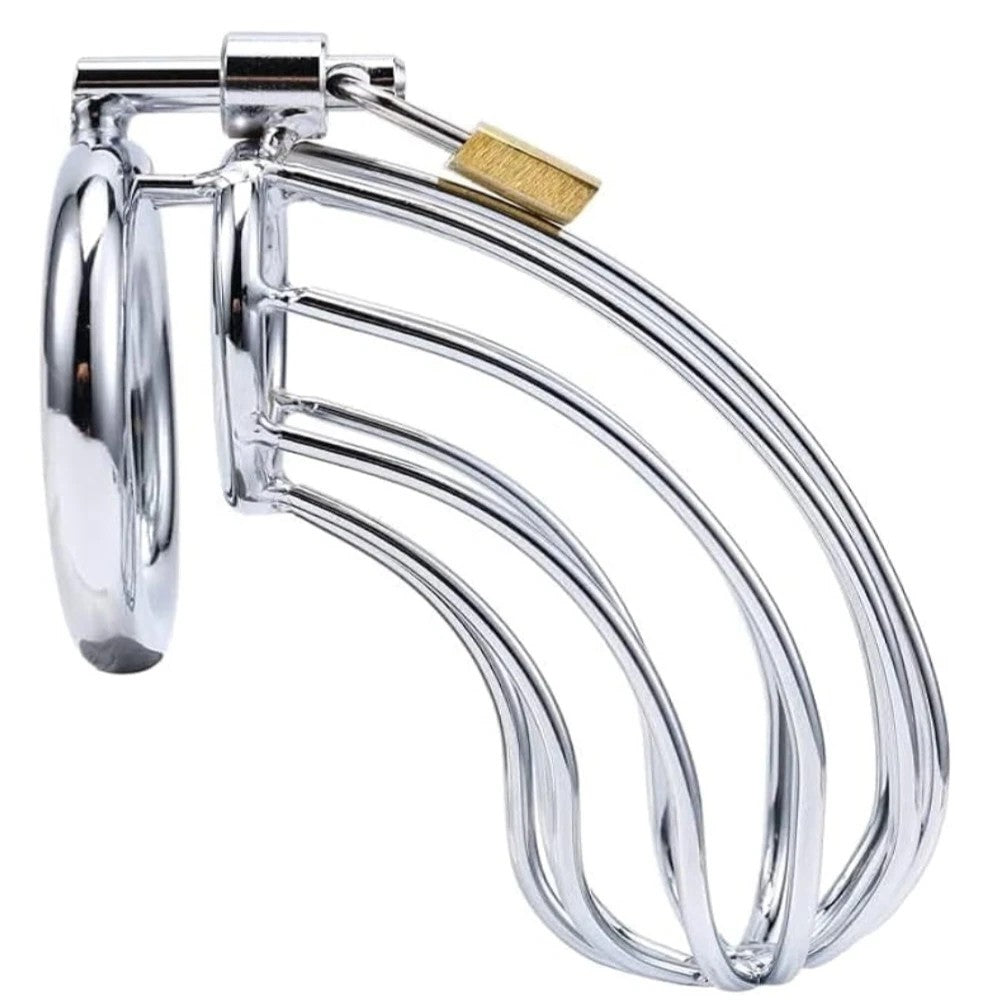 Master Male Chastity Breathable Cage Nefes Alınabilir Penis Kilidi 50 mm
