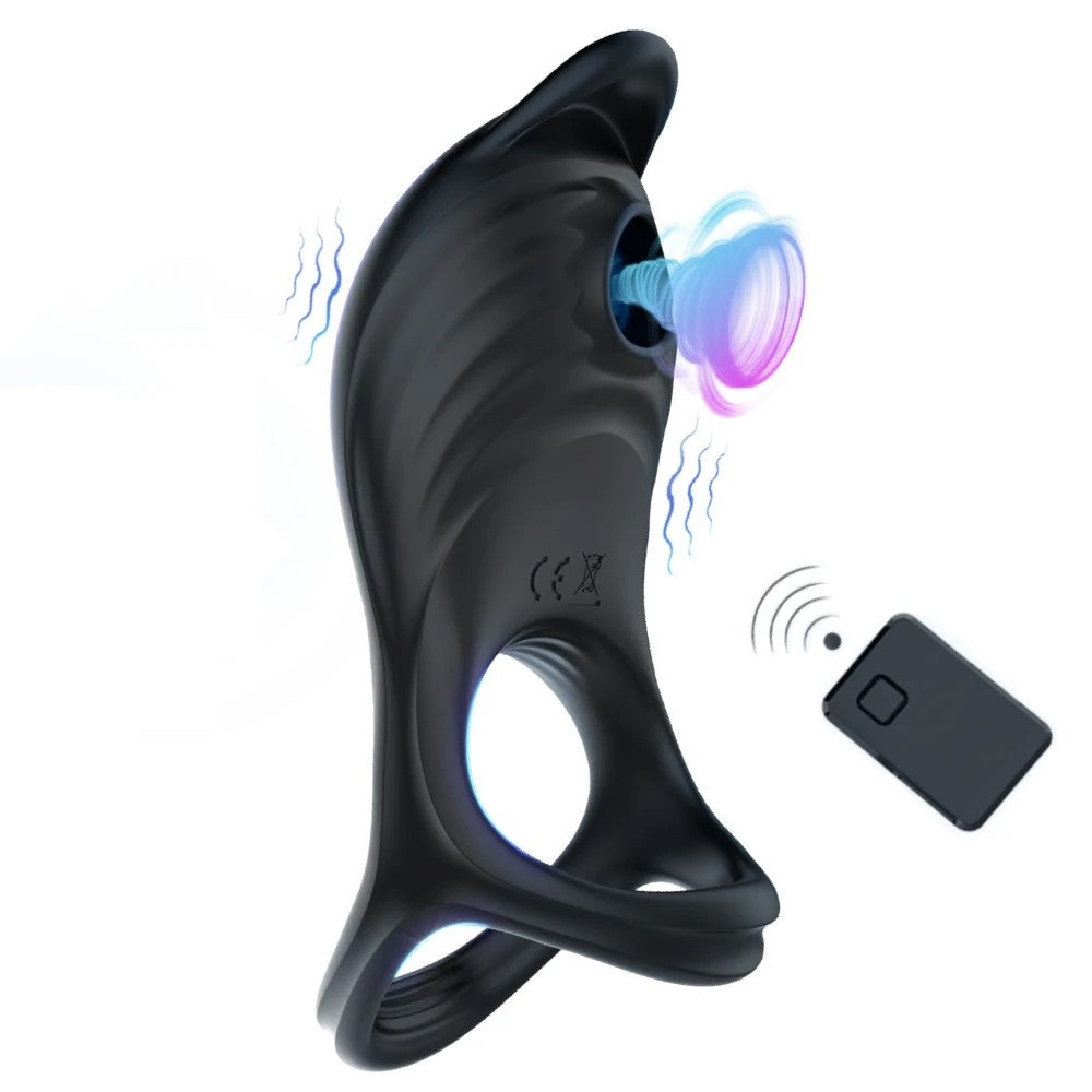 Thicken Widen Uzaktan Kumanda Klitoral Penis Halkası