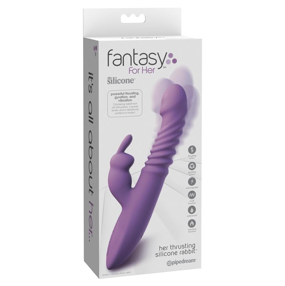 Pipedream Fantasy For Her Thrusting Warming Rabbit Vibrator